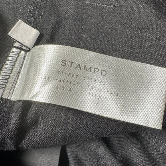 Stampd Los Angeles NWT Men's Arden Trousers Cropped Pants Size 36 Tapered Slim - Picture 6 of 11